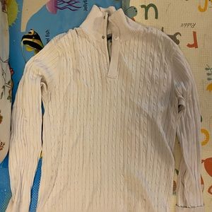 White Moncler sweater